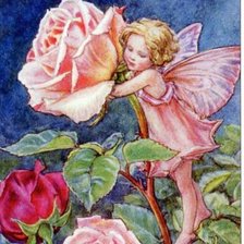 Оригинал схемы вышивки «фея роз» (№339138)