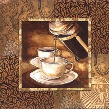 Схема вышивки «кофе, кофемания»
