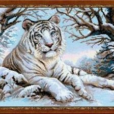 Оригинал схемы вышивки «Бенгальский тигр» (№344115)