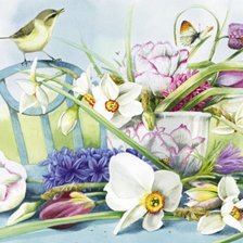 Оригинал схемы вышивки «цветы» (№346800)