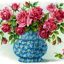 Оригинал схемы вышивки «букет цветов» (№349854)