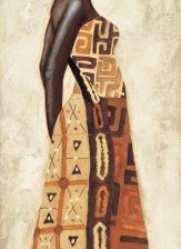 Оригинал схемы вышивки «Африканская  девушка» (№353764)