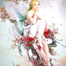 Схема вышивки «ангел, фея»