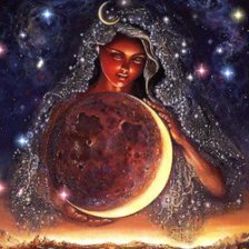 Схема вышивки «Богиня луны»