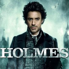 Схема вышивки «Шерлок Холмс в лице Роберта Дауни мл.))»