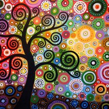 Схема вышивки «Дерево 4 (Amy Giacomelli)»