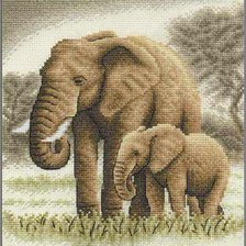 Схема вышивки «Слоны 2»