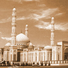 Схема вышивки «мечеть»