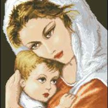 Оригинал схемы вышивки «материнство» (№401573)