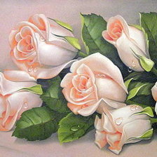 Оригинал схемы вышивки «розы» (№402628)