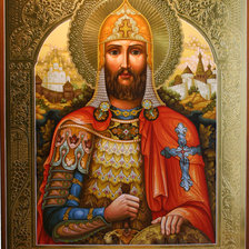 Оригинал схемы вышивки «Св.Александр невский» (№413341)