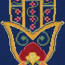 Оригинал схемы вышивки «Хасма ("Рука Фатимы")» (№416672)