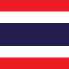Схема вышивки «Флаг Таиланда»