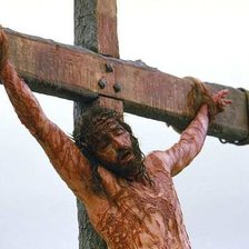 Оригинал схемы вышивки «иисус на кресте» (№423199)