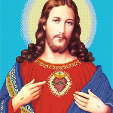 Схема вышивки «исус христос»