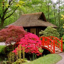 Схема вышивки «Японский сад в Голландии»