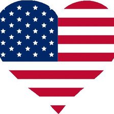 Схема вышивки «Я люблю США»