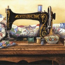 Схема вышивки «Швейная машина»
