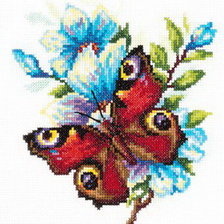 Схема вышивки «бабочки»