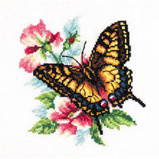 Оригинал схемы вышивки «бабочки» (№433943)