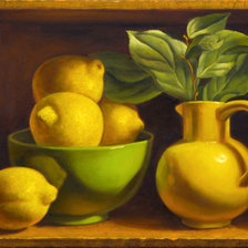 Оригинал схемы вышивки «лимоны» (№461342)