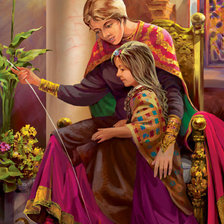 Схема вышивки «Мать и ребенок»