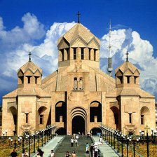 Схема вышивки «армянская церковь»