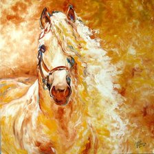 Лошадь, художник Marcia Baldwin