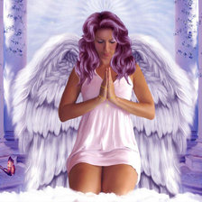 Схема вышивки «молитва ангела»
