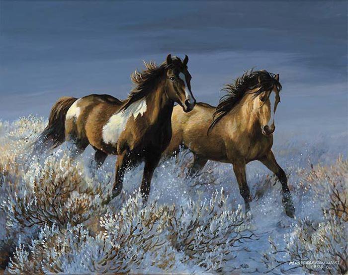 Persis Clayton Weirs - живопись, лошадь, животные - оригинал