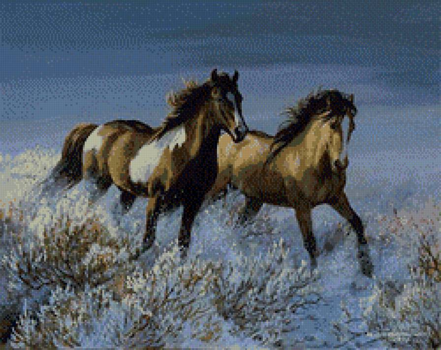 Persis Clayton Weirs - животные, лошадь, живопись - предпросмотр