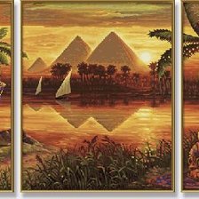 Схема вышивки «Египет- триптих»