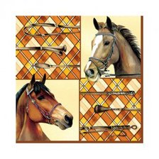 Схема вышивки «подушка с лошадьми»