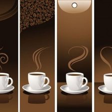 Схема вышивки «чашки кофе»