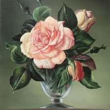 Оригинал схемы вышивки «Розы» (№480489)