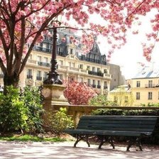 Схема вышивки «Париж весной 120 цветов»