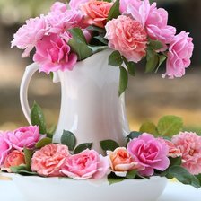 Схема вышивки «розовые розы»
