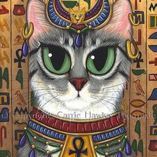 Схема вышивки «Египетская кошечка»