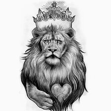 Схема вышивки «Цар-лев»
