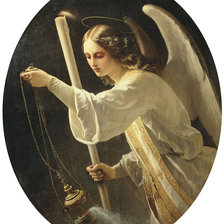 Оригинал схемы вышивки «Ангел-хранитель» (№498846)
