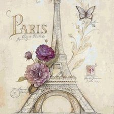 Схема вышивки «PARIS»
