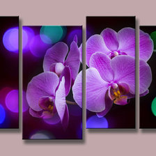 Схема вышивки «триптих орхидеи»