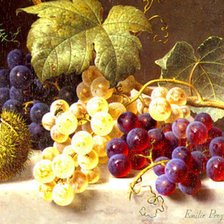 Оригинал схемы вышивки «виноград» (№504961)