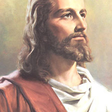 Оригинал схемы вышивки «Иисус» (№505701)