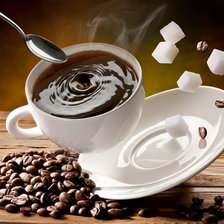 Оригинал схемы вышивки «чашка кофе» (№508170)