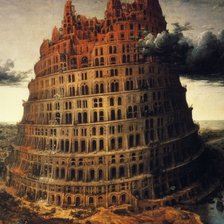 Схема вышивки «Вавилонская-башня»