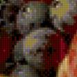 Предпросмотр схемы вышивки «Натюрморт с виноградом» (№521803)