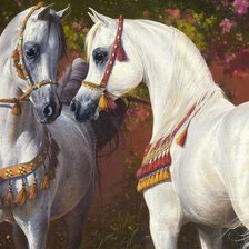Схема вышивки «красавицы лошадки»