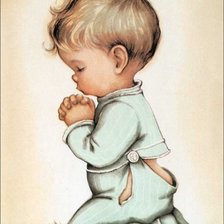 Схема вышивки «молитва малыша»