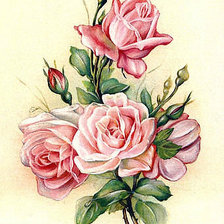 Оригинал схемы вышивки «роза» (№522472)